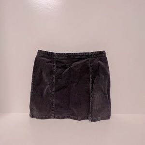 Denim High Waisted Mini Skirt